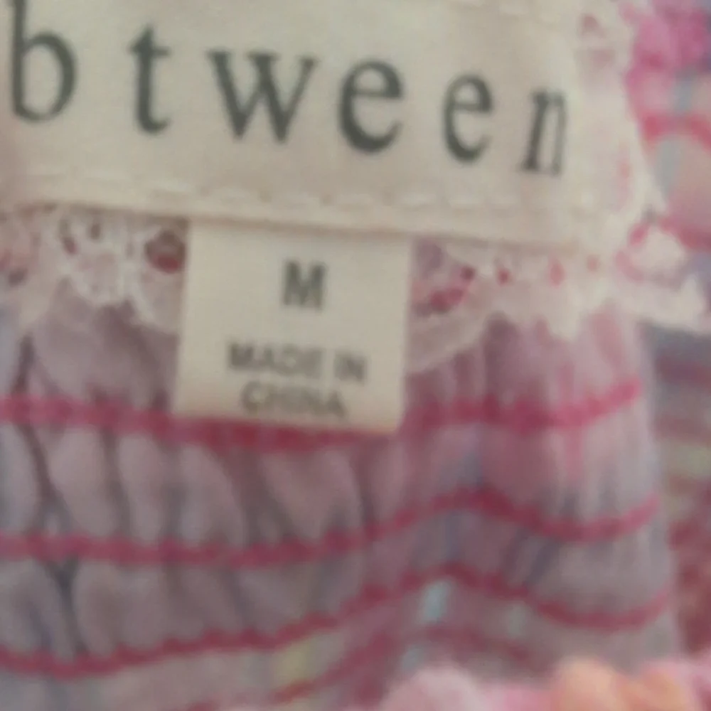 btween Pink and Blue Plaid Kids Dress